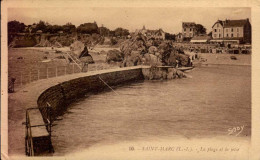 SAINT-MARC      ( LOIRE ATLANTIQUE )   LA PLAGE ET LA JETEE - Autres & Non Classés