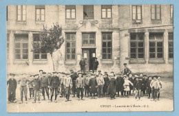 A053  CPA   CUSSY  (Saône-et-Loire)  La Sortie De L'école  ++++++++ - Other & Unclassified