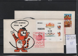 Mexico Michel Cat.No. FDC 2091 + Sheet 35 Olympia - Messico
