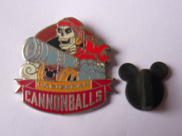 Pin S DISNEY CARIBBEAN BOULETS DE CANON DES CARAIBES NEUF - Disney