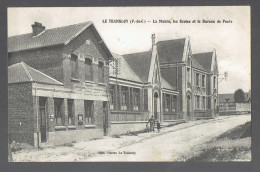 CPA 62 - LE TRANSLOY - LA MAIRIE LES ECOLES ET LE BUREAU DE POSTE - Autres & Non Classés