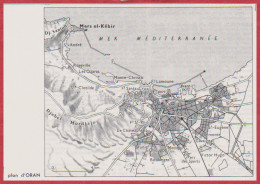 Plan D' Oran. Algérie. Larousse 1960. - Documents Historiques