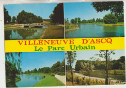 Villeneuve D'Asq 59 Carte Circulée Non Timbrée  Multivues ( 4 )  Souvenirs Le Parc Urbain - Villeneuve D'Ascq