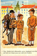 CPA   Illustrateur   Militaria    Soldat De La Manivelle..... - Humour