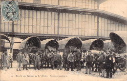 PARIS - Marché Aux Bestiaux De La Villette - Voitures Transports - Distrito: 19