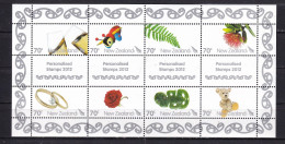 NEW ZEALAND- 2012-PERSONALISED STAMPS.- BLOCK-MNH- - Ongebruikt