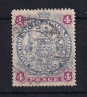 Rhodesia - BSAC: 1897   Arms    SG70     4d    Used    - Otros & Sin Clasificación