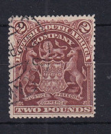 Rhodesia - BSAC: 1898-1908   Arms    SG91     £2        Used    - Altri & Non Classificati