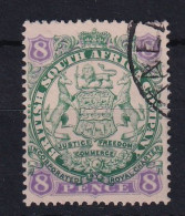 Rhodesia - BSAC: 1896/97   Arms    SG34     8d   [Die I - With Dot] Used    - Autres & Non Classés