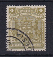 Rhodesia - BSAC: 1898-1908   Arms    SG82     4d     Used    - Other & Unclassified
