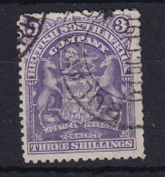 Rhodesia - BSAC: 1898-1908   Arms    SG86     3/-   Deep Violet     Used    - Other & Unclassified