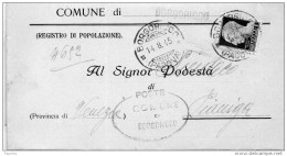 1945 LETTERA CON ANNULLO BORGORICCO  PADOVA - Poststempel