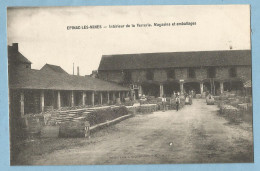 1338  CPA   EPINAC-LES-MINES   (Saône Et Loire)  Intérieur De La Verrerie - Magasins Et Emballages  +++ - Other & Unclassified