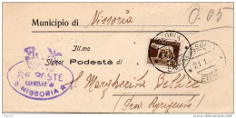 1933  LETTERA  CON ANNULLO NISSORIA ENNA - Marcophilia