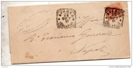 1901  LETTERA CON ANNULLO AVERSA - Storia Postale