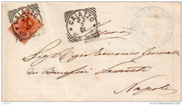 1901  LETTERA CON ANNULLO CAIAZZO  CASERTA - Storia Postale