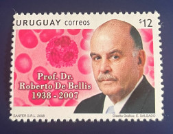 Uruguay 2008, Dr. Roberto De Bellis, Hematologist, Sc 2246, MNH. - Uruguay