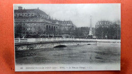 CPA (75) Inondations De Paris .1910. Le Pont Au Change.  (7A.756) - Alluvioni Del 1910