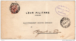 1917 LETTERA  CON ANNULLO SCANDIANO REGGIO EMILIA - Storia Postale