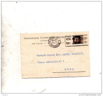 1933 CARTOLINA INTESTATA  CON ANNULLO  MILANO - Poststempel