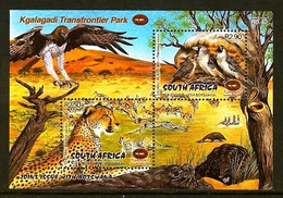 RSA, 2001, MNH Stamp(s) On MS , Kgalagadi Park, Michel Nr(s).  Block 84, Scannr. F3782 - Nuovi