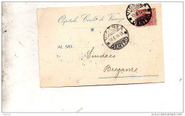 1914 CARTOLINA CON ANNULLO    VICENZA CENTRO - Poststempel
