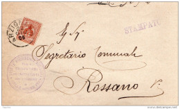 1906  LETTERA CON ANNULLO  ARZIGNANO VICENZA - Poststempel