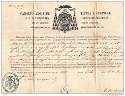 1873 LETTERA CON ANNULLO CASTEL SAN PIETRO BOLOGNA + IMOLA - Poststempel