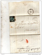 1866 LETTERA CON ANNULLO ARCEVIA ANCONA - Marcofilía