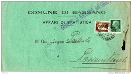 1931   LETTERA CON ANNULLO BASSANO VICENZA - Storia Postale