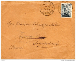 1908   LETTERA CON ANNULLO ROMA - Poststempel