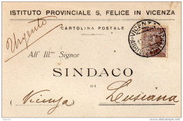 1926 CARTOLINA  CON ANNULLO VICENZA - Poststempel