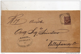 1904  LETTERA CON ANNULLO CAMISANO VICENZA - Poststempel