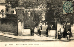 PARIS ENTREE DU MUSEUM D'HISTOIRE NATURELLE - Musées