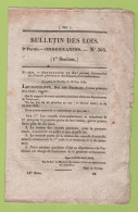 1834 BULLETIN DES LOIS - LA ROCHELLE CHEF-LIEU 17 - REPARTITION CREDITS DEPENSES DES CULTE INTERIEUR ET COMMERCE - Décrets & Lois