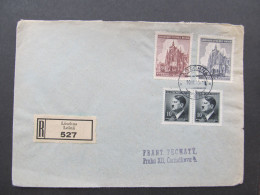 BRIEF  Lešná - Praha 1940 // P9870 - Covers & Documents