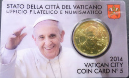 Vaticano - 50 Centesimi 2014 - Coincard N. 5 - KM# 460 - Vaticaanstad