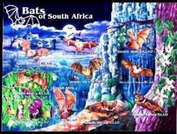 RSA, 2001, MNH Sheet Of Stamps  , SACC 1420, Bats Of South Africa, F3157 - Nuovi