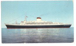 1960 NAVE T/N CRISTOFORO COLOMBO  ITALIA NAVIGAZIONE 139 - Piroscafi