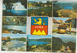 Souvenir Du Jura  39 Carte Circulée Non Timbrée  Multivues ( 8 )  Souvenirs  Blason - Other & Unclassified