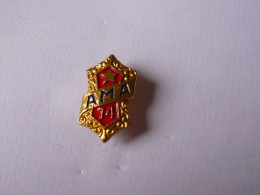 Pin S AMA AMERICAN MOTORCYCLE ASSOCIATION - Moto