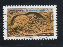 FRANCE 2021 Y&T 1964  Lettre Verte Empreintes - Used Stamps