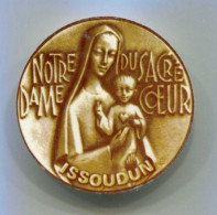 Broche Religieuse "Notre-Dame Du Sacré-Coeur - Issoudun" Religious Brooch - Indre - Godsdienst & Esoterisme