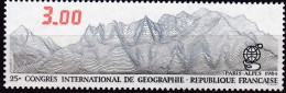 Frankreich, 1984, Mi.Nr. 2458, MNH **, Geografiekongress,  Conférence Sur La Géographie, - Neufs