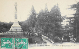 CPA. [75] > TOUT PARIS > N° 560 - Parc De Montsouris Monument Flatters Pont Rustique - (XIVe Arrt.) - 1911 - TBE - Paris (14)