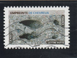 FRANCE 2021 Y&T 1966  Lettre Verte Empreintes - Usados