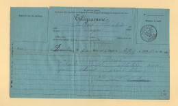 Chatenois - Vosges - 1893 - Telegramme - 1877-1920: Période Semi Moderne