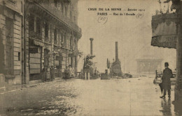 PARIS CRUE DE LA SEINE RUE DE L'ARCADE - Überschwemmung 1910