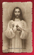 Image Pieuse Ciselée Ed ? 2419 Sagrado Corazon De Jesus - Sacré Coeur De Jésus En Espagnol - Devotion Images
