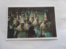 EUSKAL HERRIA  FOLKLORE BASQUE  ZANPANZAR  ARGASZKIA  XABIER ARTOLA  HOMMES EN COSTUMES VUE RARE - Andere & Zonder Classificatie